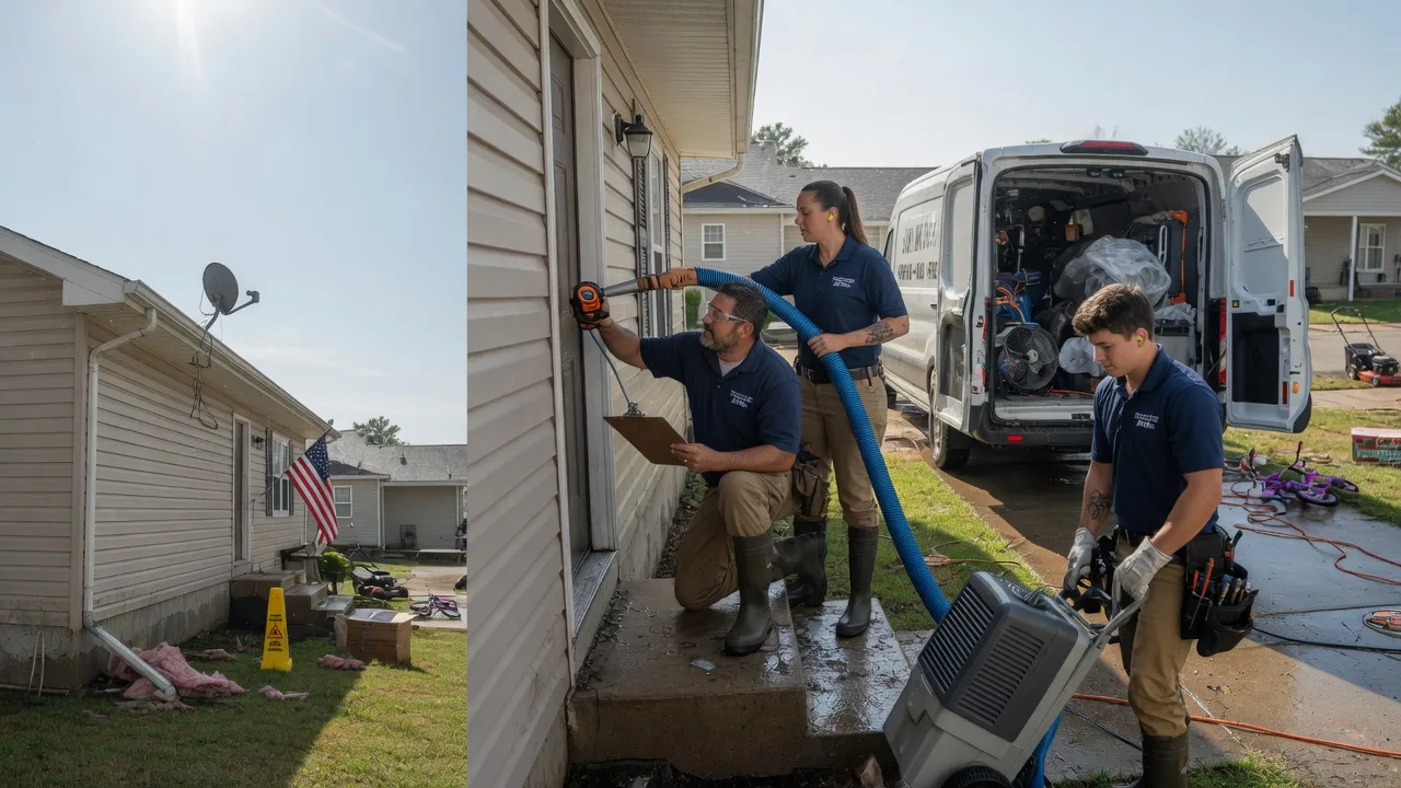 Ceiling Water Damage Restoration in Prairie Farm, WI near me